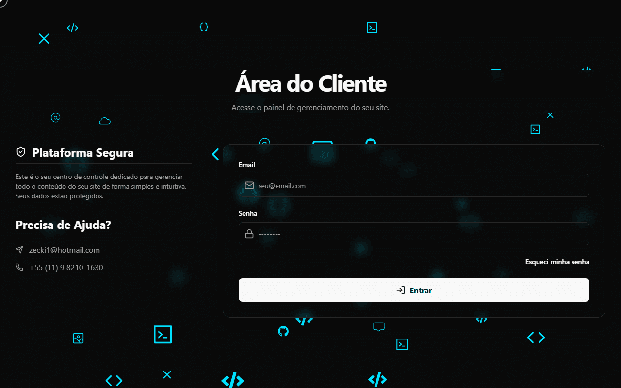 Painel CMS Multi-Site — Multi-Site CMS Panel