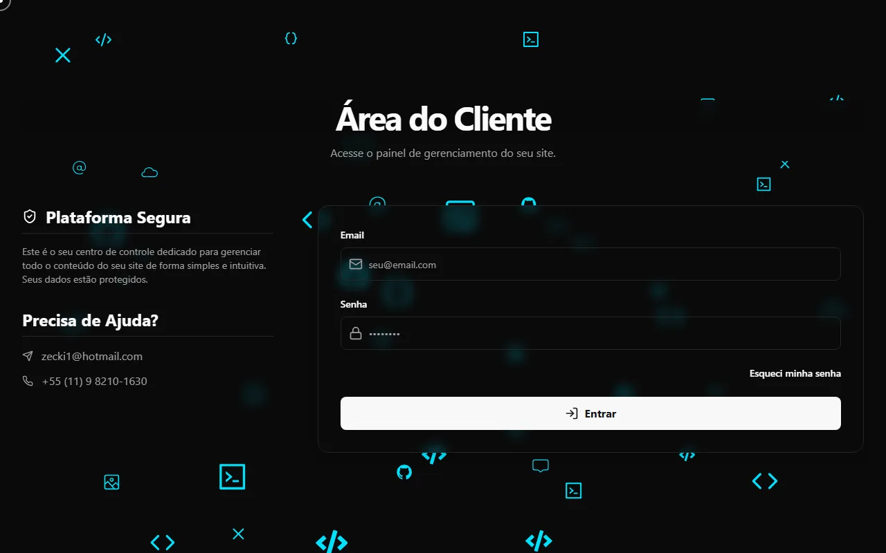 Painel CMS Multi-Site — Multi-Site CMS Panel